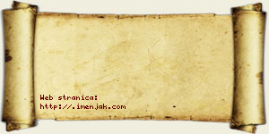 Jana Štrbanović vizit kartica